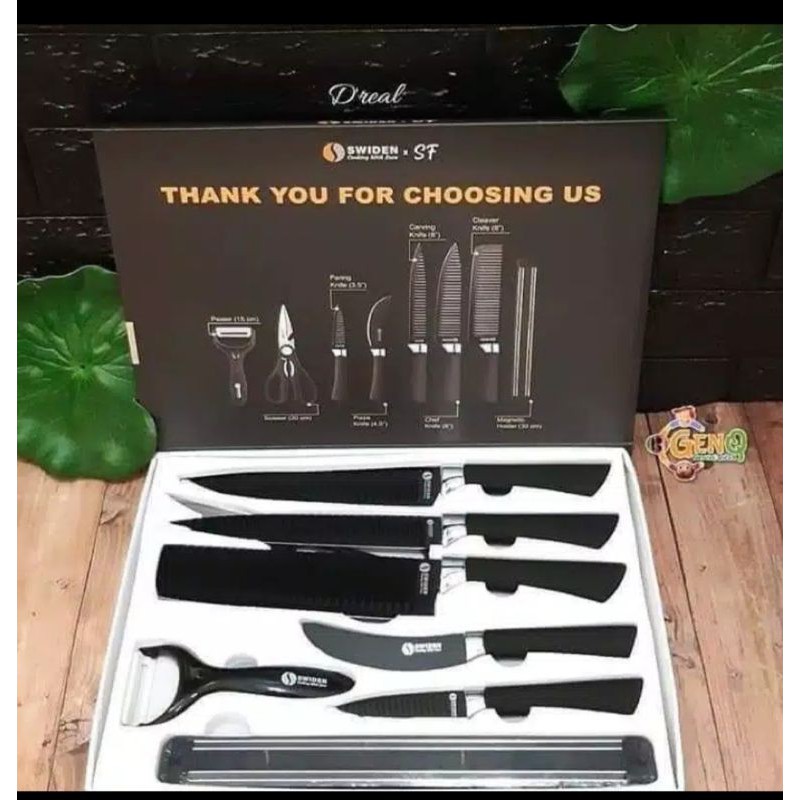 SWIDEN KNIFE SET (PISAU SET SWIDEN)