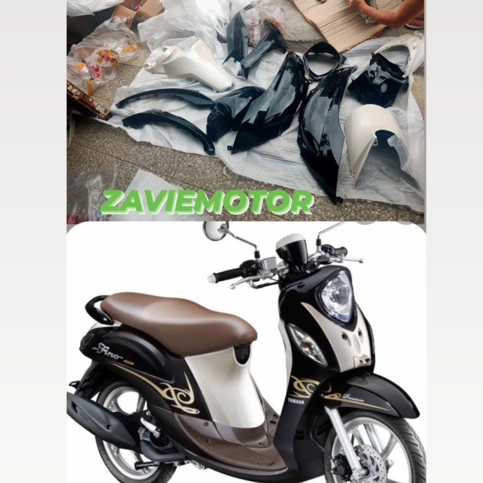 FULL BODY HALUS FINO FI 125 HITAM ORIGINAL YGP Asli original yamaha