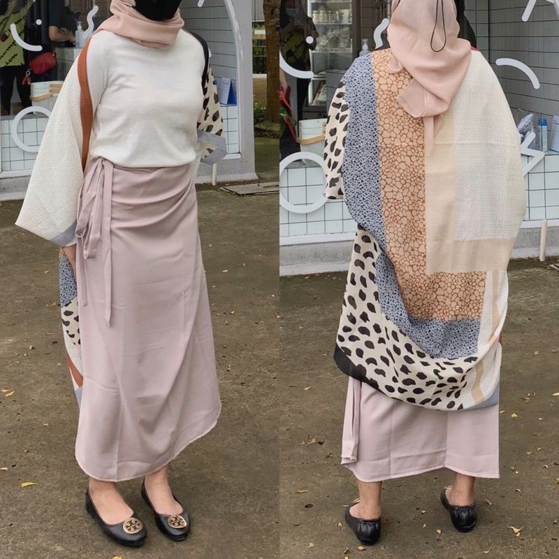 OUTER SCARF MOTIF LEO @MABELLO.ID