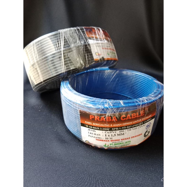 Kabel praba NYA 1X1..5 ( 50m),