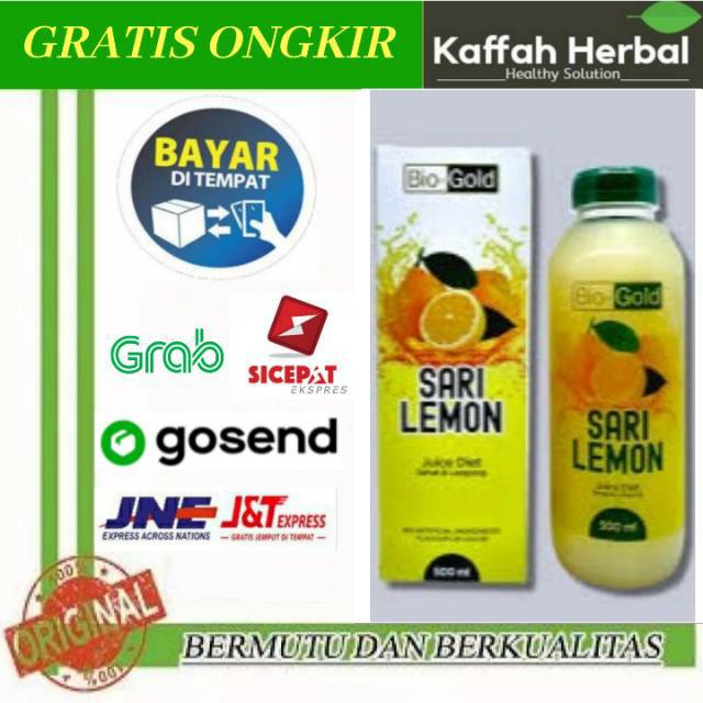 

Sari lemon bio gold 500ml original | sari lemon original | juice diet sehat