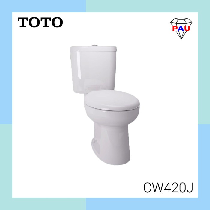 Closet Duduk TOTO CW420J Single Flush