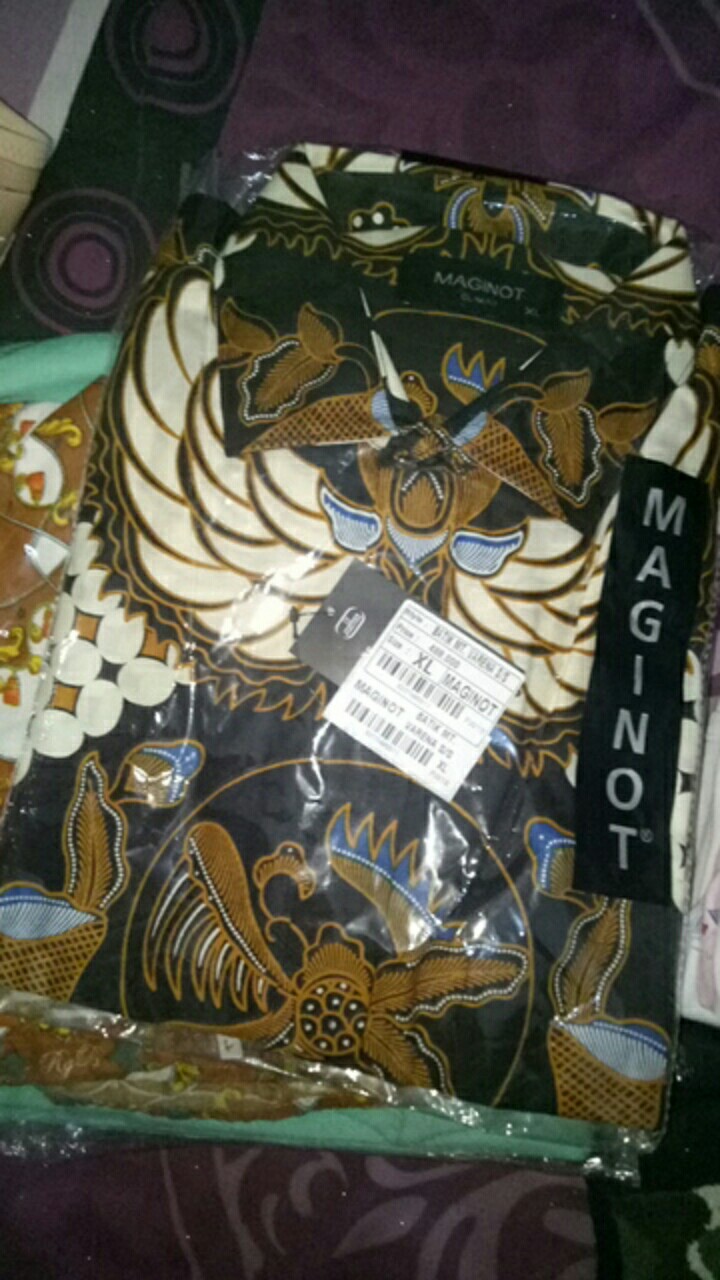 Maginot Kemeja Batik Pria Varena-ss Lengan Pendek