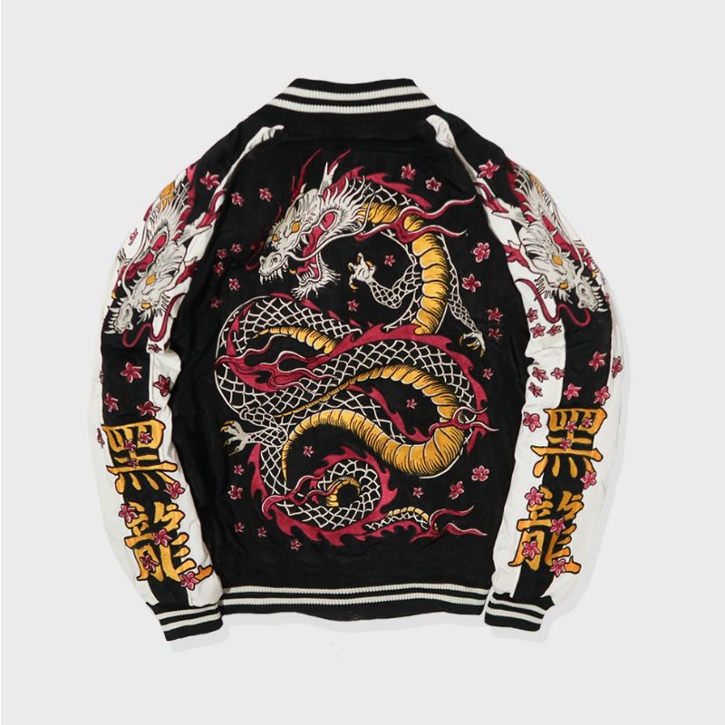 sukajan memphis kuro ryujin size xl