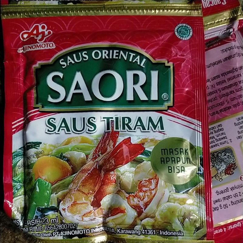 

Saori saus tiram sachet 23ml