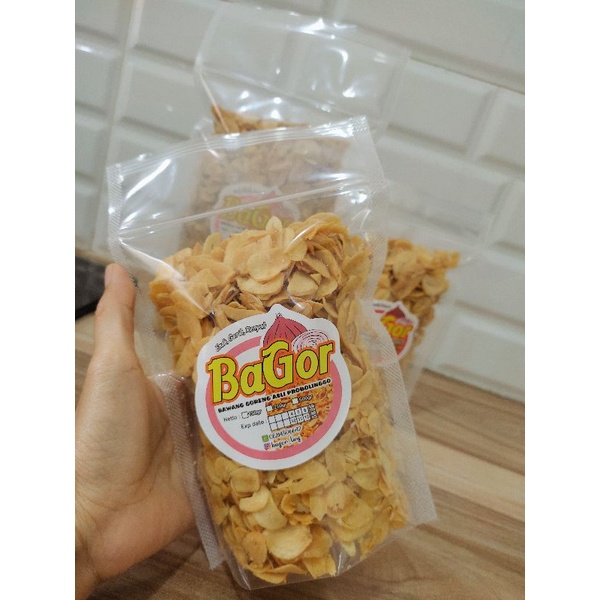 

Bawang Putih goreng murah bawang putih probolinggo Ekonomis Murah kemasan Pouch 150gr Grade A super