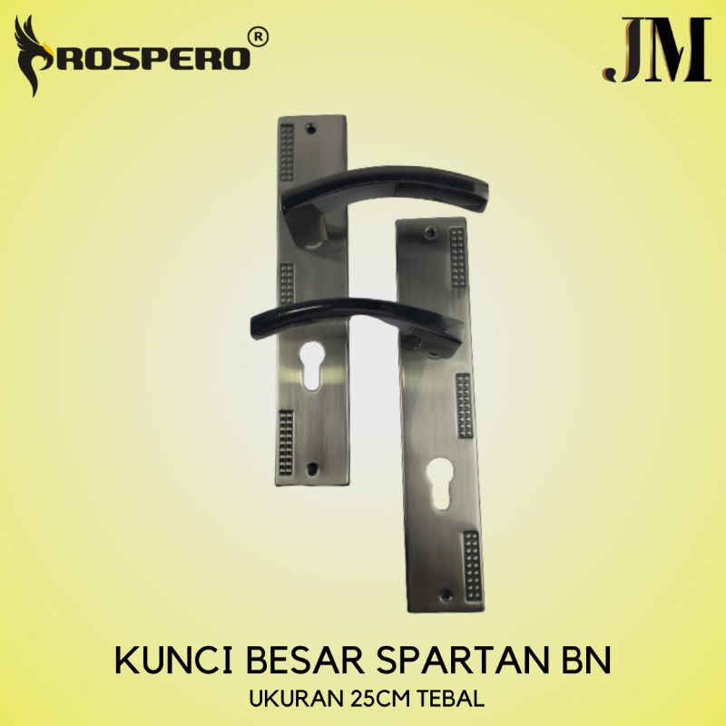 Termurah Kunci Rumah Kunci Pintu Besar Ukuran 2mm Spartan Desain Modern Berkualitas (handle Saja)