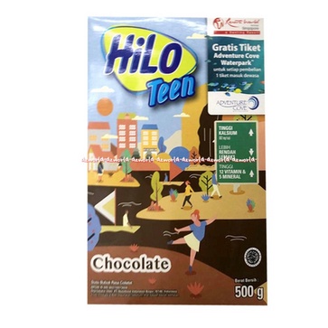 Hilo Teen Chocolate 500gr Sangat Cocok Dikonsumsi Untuk Menunjang Pertumbuhan Tinggi Badan Hailo