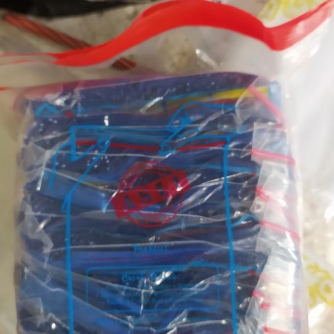 PLASTIK KLIP OBAT UKURAN 10X7 | PLASTIK OBAT KLIP WARNA BIRU