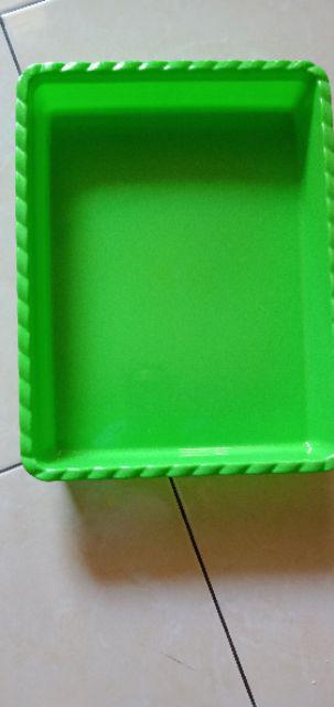 Nampan Plastik No.4 (35 X 27) Warna Cerah