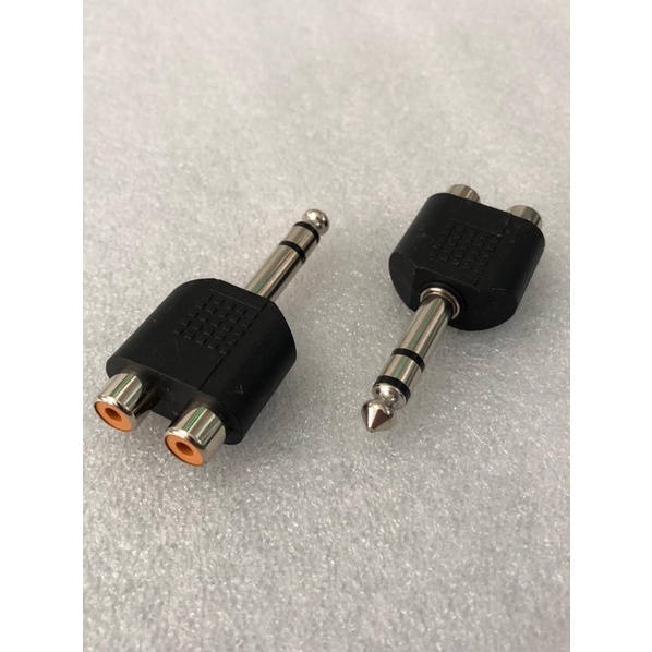 Converter Jack AKAI STEREO To 2 Cover RCA Plastik