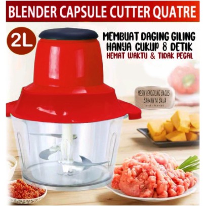 BLENDER KAPSUL 4 PISAU BLENDER DAGING BLENDER ELEKTRIK BLENDER BUAH