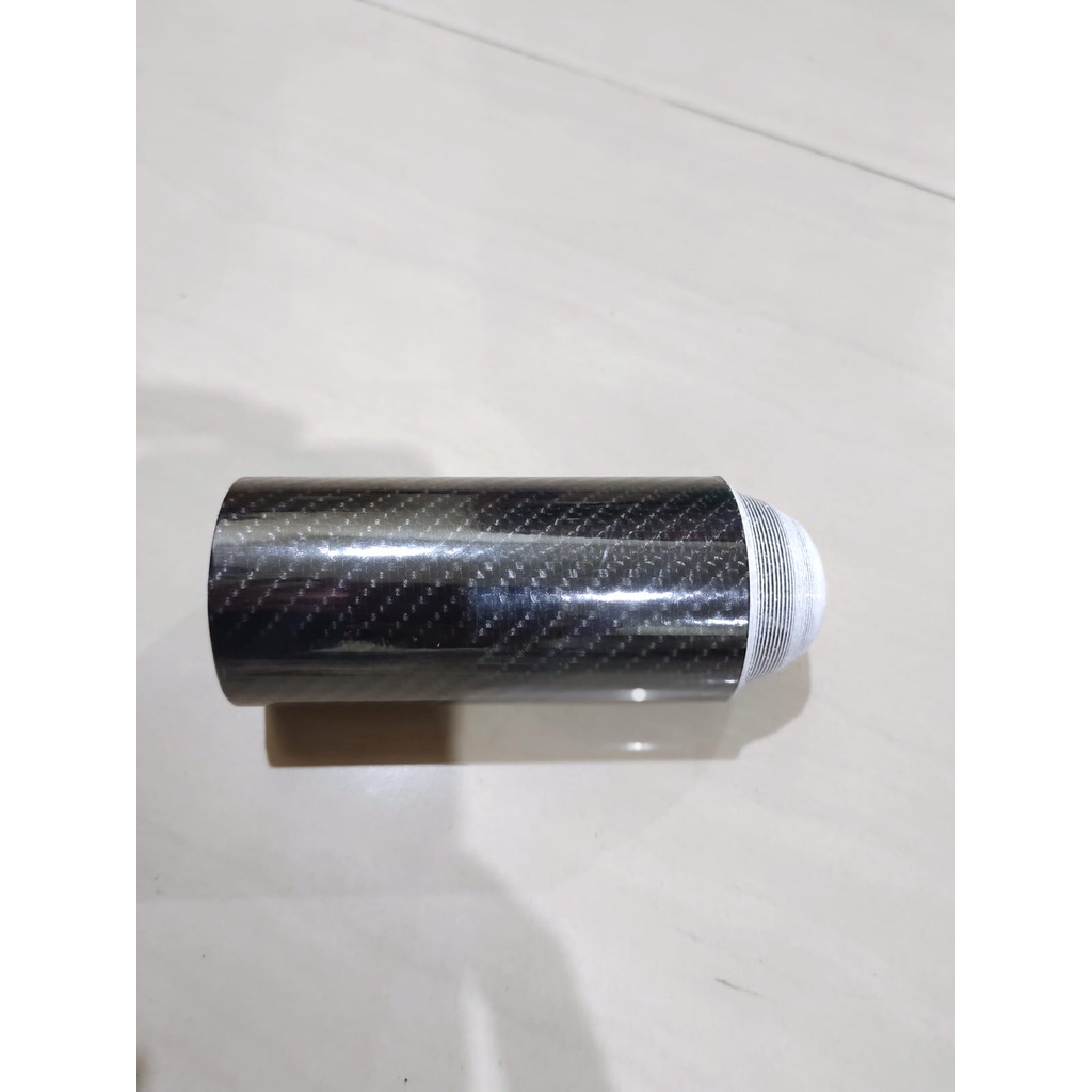 car nano 5D carbon fiber sticker bumper mobil 10 cm x 5 meter