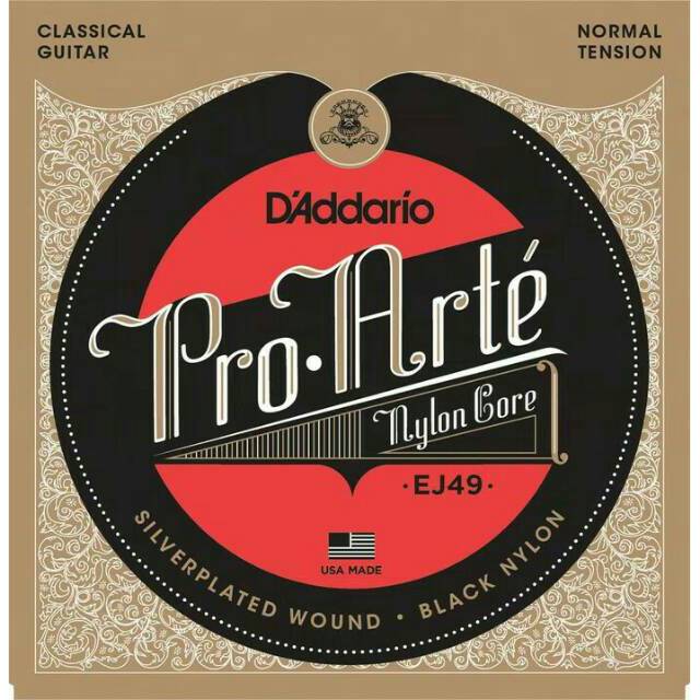 Senar Gitar Akustik D'addario Classic Nylon Nilon Daddario D addario