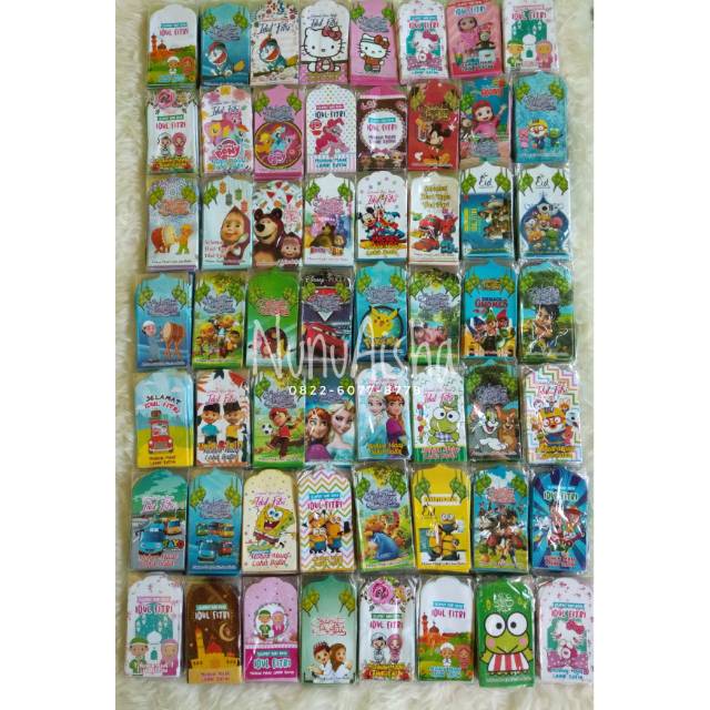 

Amplop Lebaran Karakter 1 Pack isi 10 pcs