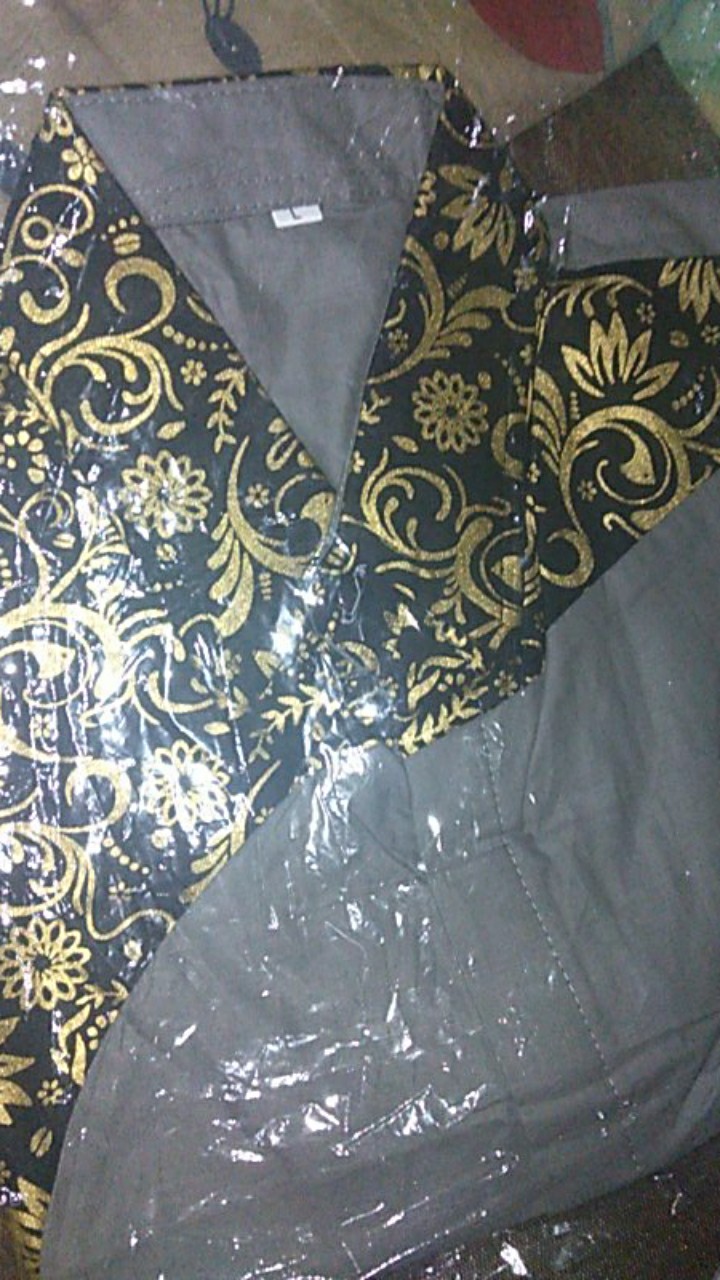 Kemeja Batik Pria Kombinasi Keren Banget