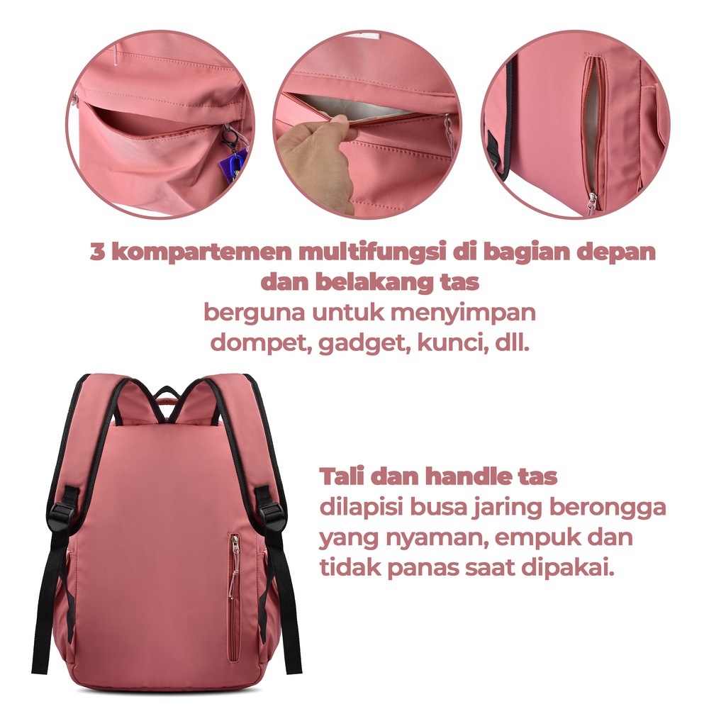 Polo Trands Liscio EX 332 Tas Ransel Sekolah Anak Tas Travelling-4