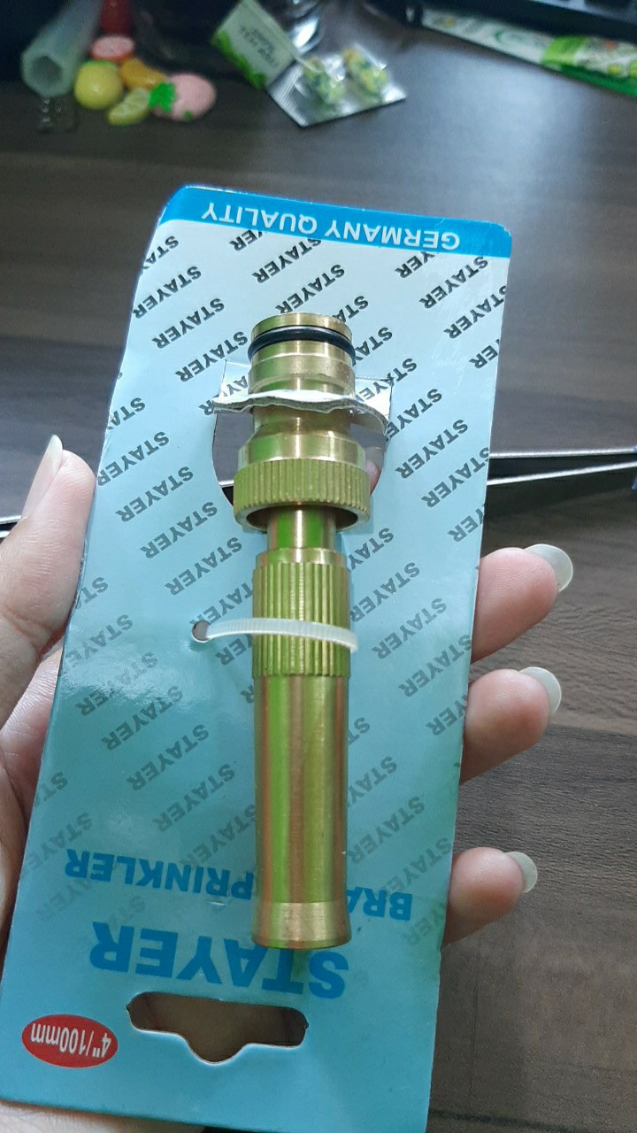 Semprotan Air 1/2 / Nozzle Kuningan Lurus 1/2 Untuk Selang Air 5/8