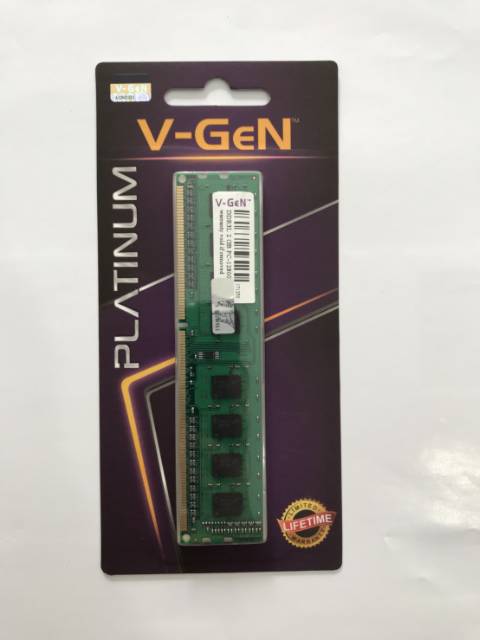 DDR3 2GB PC-12800 / 1600MHz V-GeN Platinum Longdimm RAM Vgen