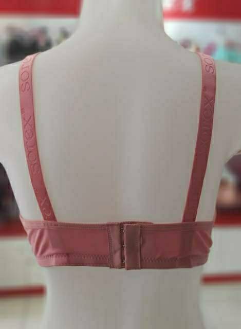 Bra Sorex Soft dan Comfort 17228 Busa tanpa kawat Cup besar