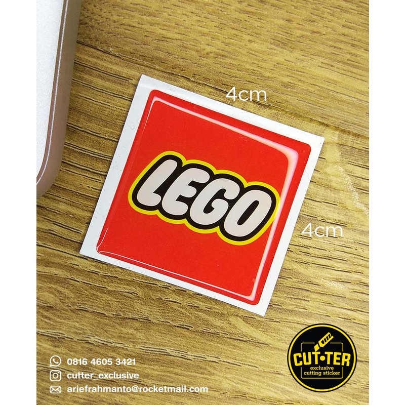 

emblem sticker resin LEGO logo