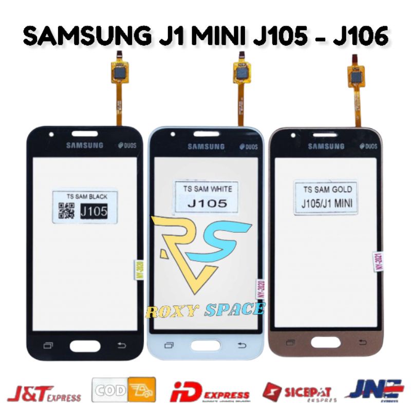 TOUCHSCREEN SAMSUNG GALAXY J1 MINI J105 J106 GALAXY V2 TOUCH SCREEN LAYAR SENTUH TS TC ORIGINAL