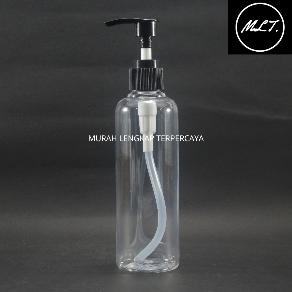 BOTOL PUMP LOTION 250ML HITAM