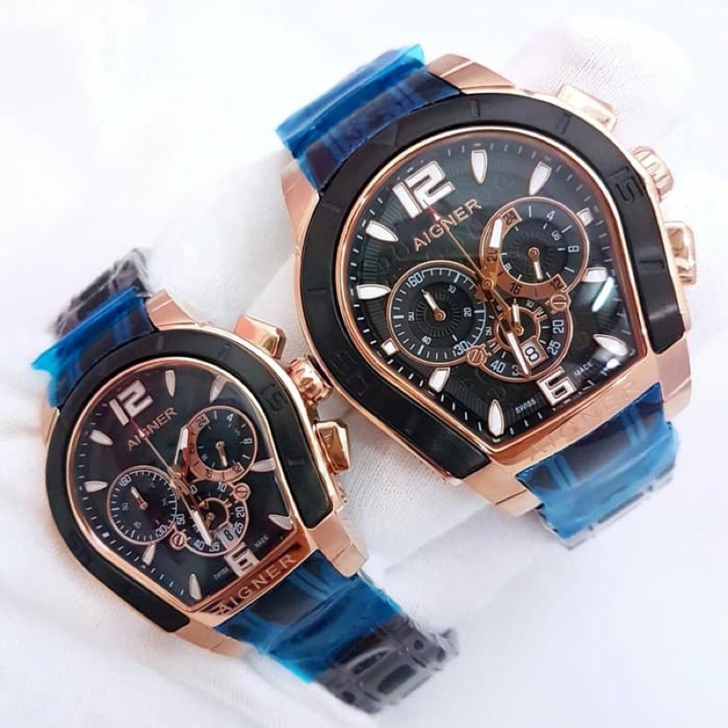 PROMO BIGSALE AIGNER PALERMO JAM TANGAN COUPLE ORIGINAL GARANSI 1 TAHUN KELENGKAPAN FULLSET