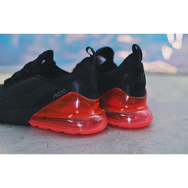 NIKE AIRMAX 270 "BLACK RED" PREMIUM ORIGINAL / AIR MAX SEPATU PRIA