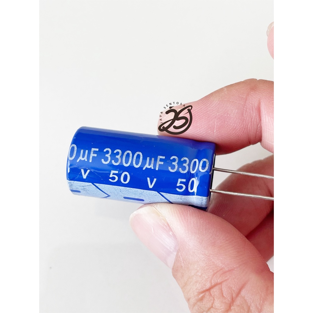 ELCO 3300UF 50V (1 BUAH) KAPASITOR CAPACITOR ELCO KAPASITOR ELKO KAPASITOR 3300 UF 50 V