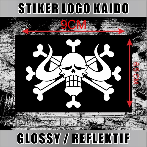 

STIKER KAIDO CUTTING STIKER LOGO ONE PIECE KAIDO