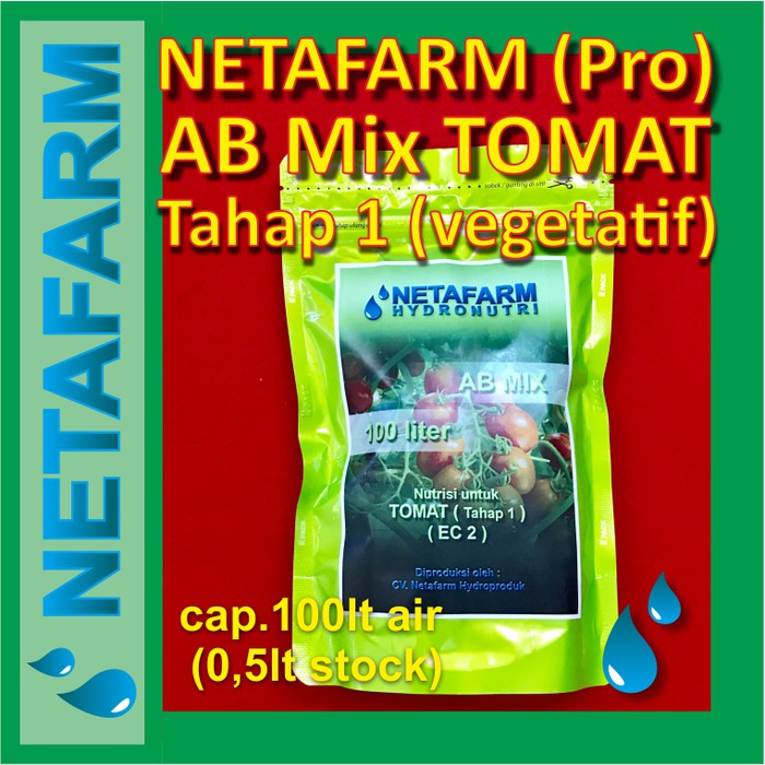 Pupuk Nutrisi AB Mix NETAFARM utk TOMAT-1 (100lt)