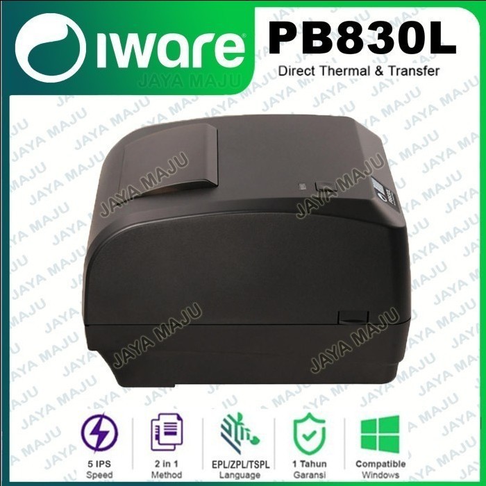 PRINTER BARCODE / LABEL IWARE PB-830L | PB 830L | PB830L | (USB+LAN)