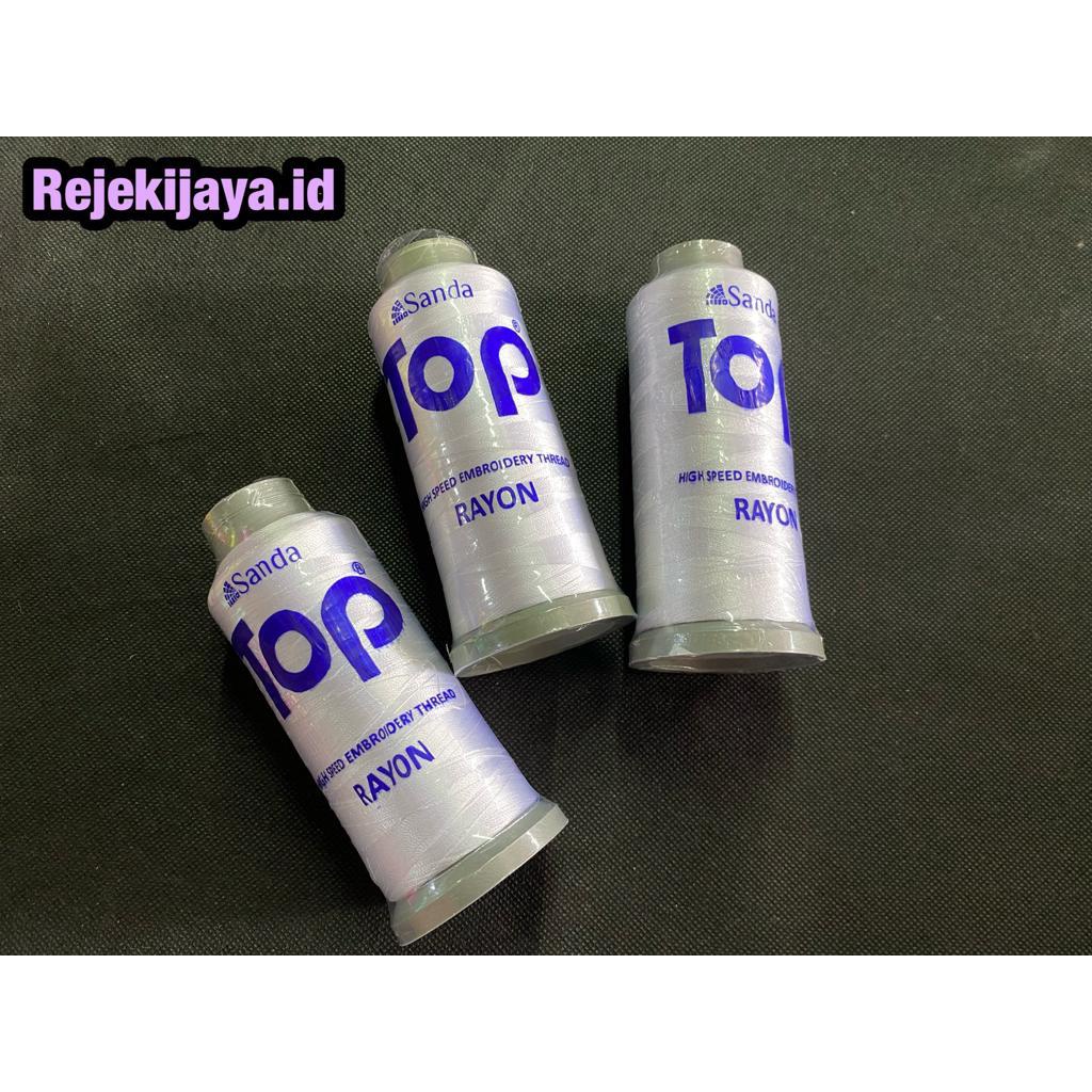 BENANG BORDIR TOP HITAM -PUTIH / BENANG BORDIR TOP