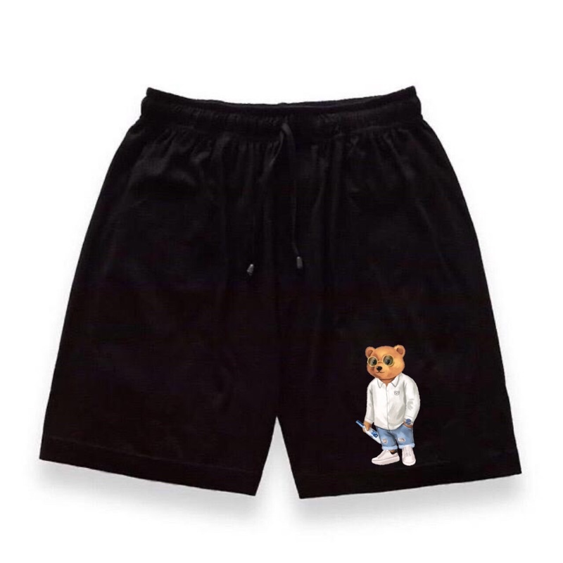 Boxer Hitam Printing Dtf Hype Bear