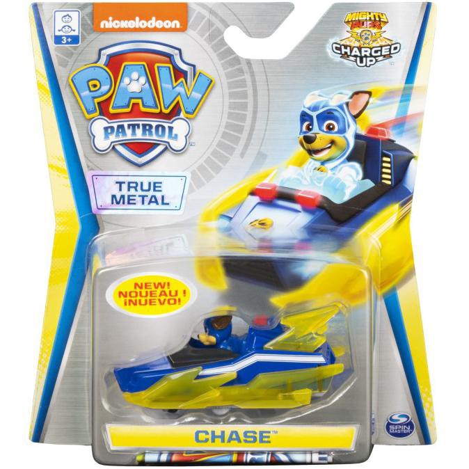 maddox - PAW PATROL True Metal Mighty Pups Charged Up Chase Diecast Car