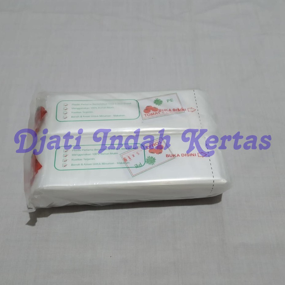 DISKON NIH!!! ( PE - TOMAT Uk 4.5 x 15 ) PLASTIK SERBAGUNA / PLASTIK ES BATU/2BUNGKUS