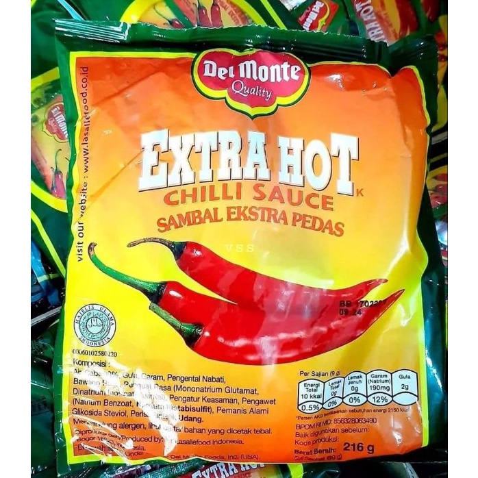 

Delmonte Sachet ( 9gr x 24pcs ) Sambal