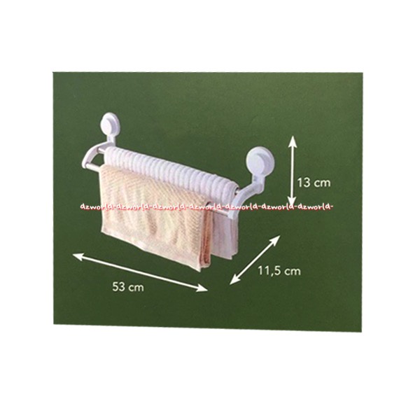 Stora Double Towel Rack Gantungan Handuk 2Susun Tanpa Paku Lem