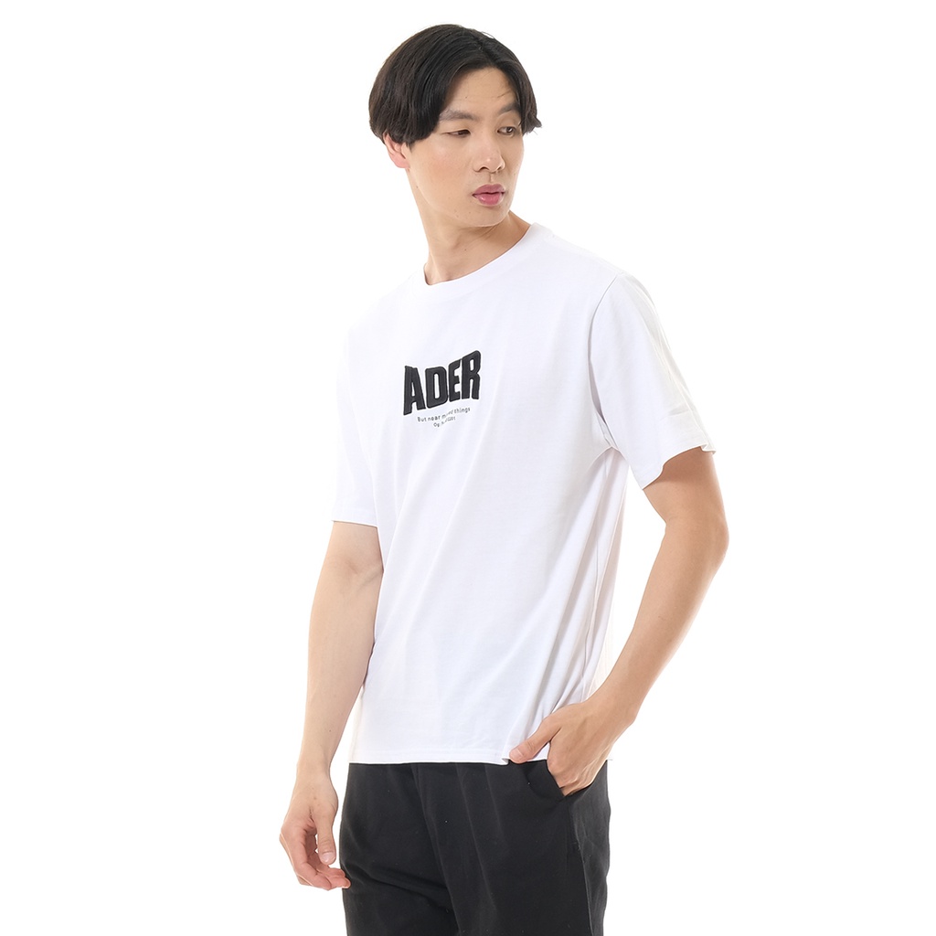 Ader Error Embroidery Logo T-Shirt White