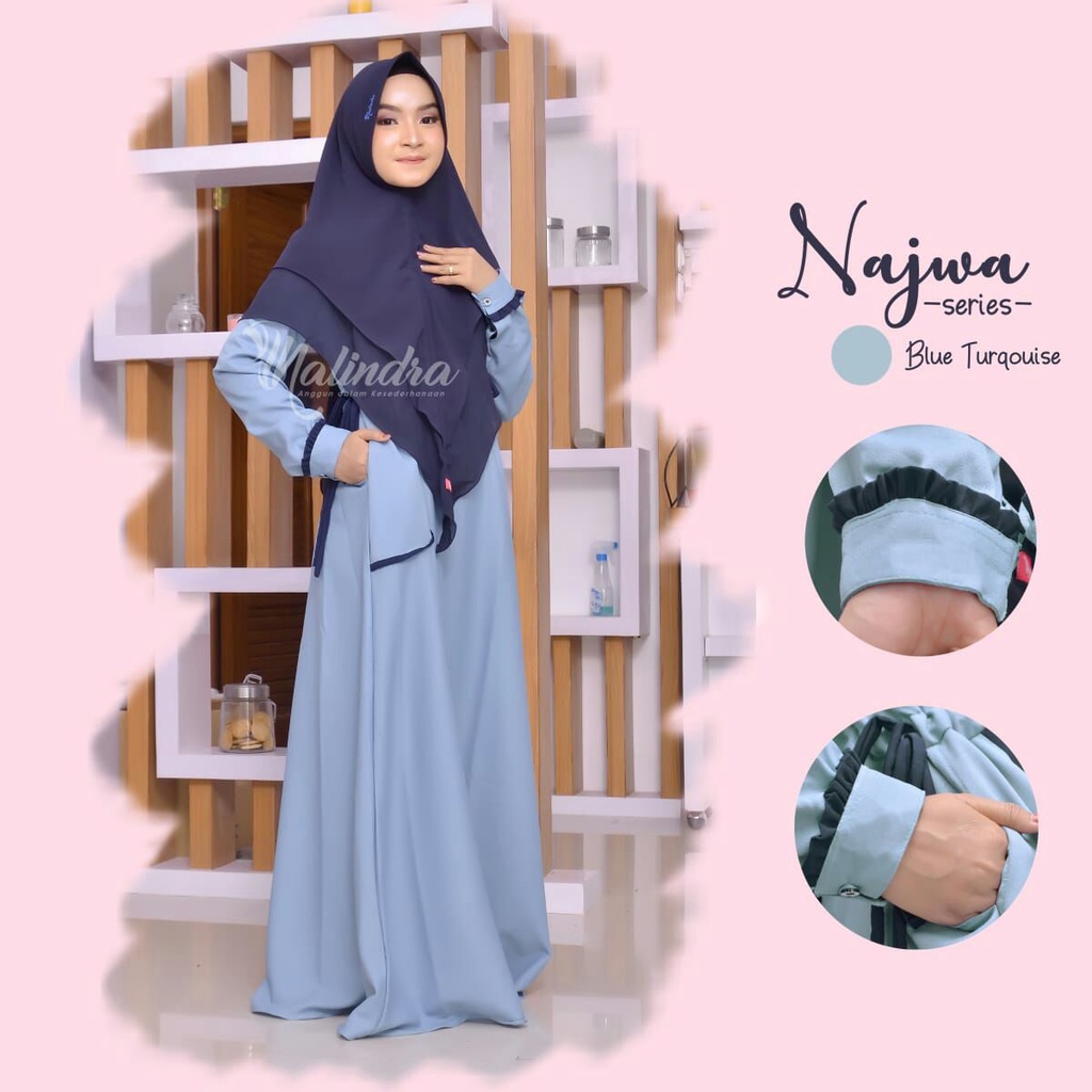 Gamis Ori Original Branded Premium Najwa Nalindra
