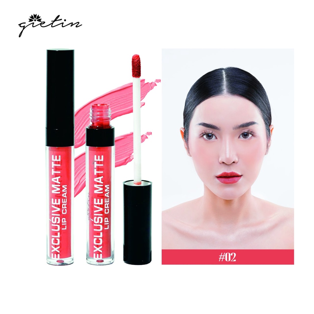 LF - Gietin Lipstick Exclusive Matte Lip Cream Lembut Melembabkan &amp; Ringan GT03