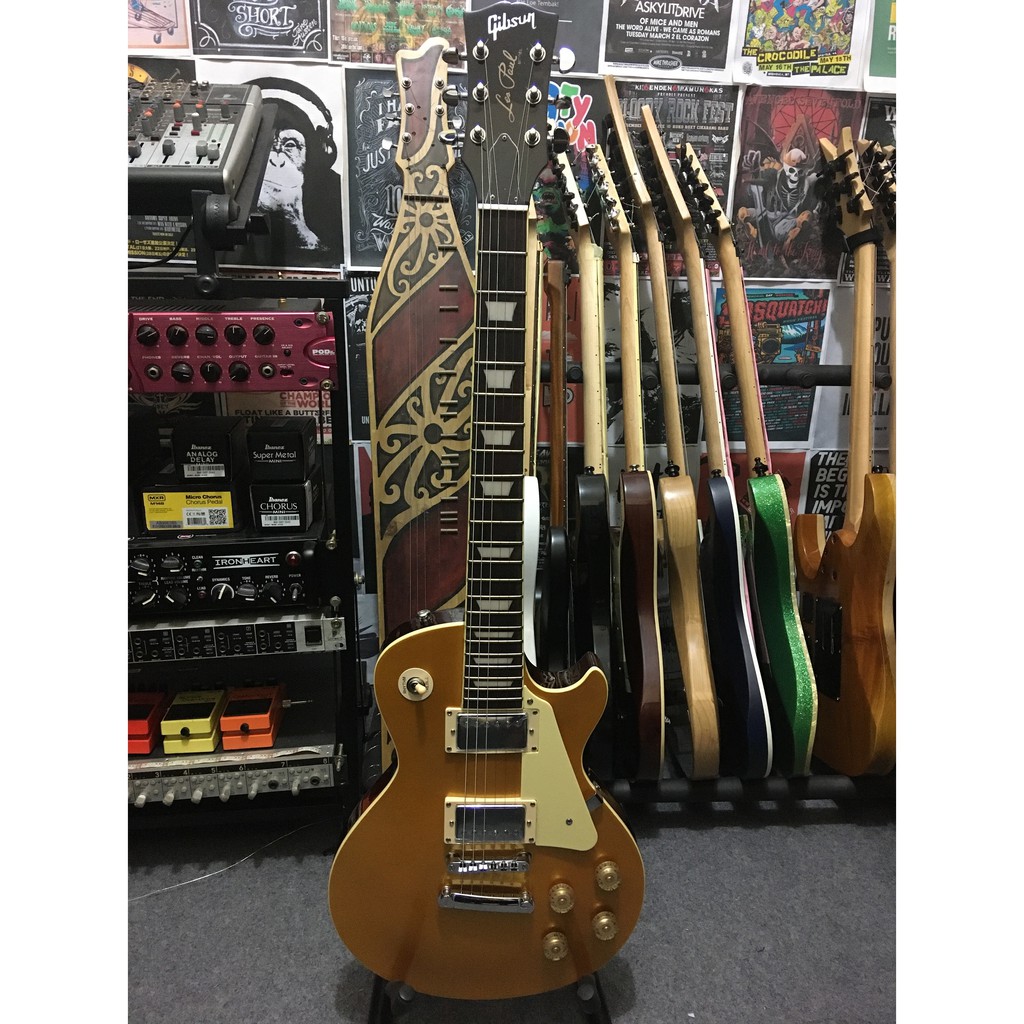 Gitar Elektrik Gibson Les Paul GOLD Non ORI - STOK TERBATAS