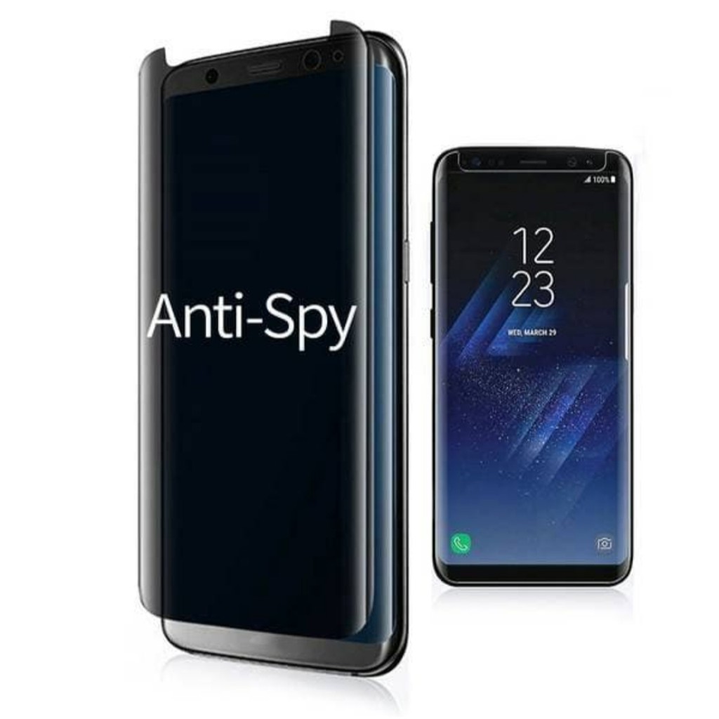 Tempered Glass UV Light ANTI SPY Samsung Note 8 9 10 10 PLUS S8 S9 s8+ s9+ s10 s10+ Plus