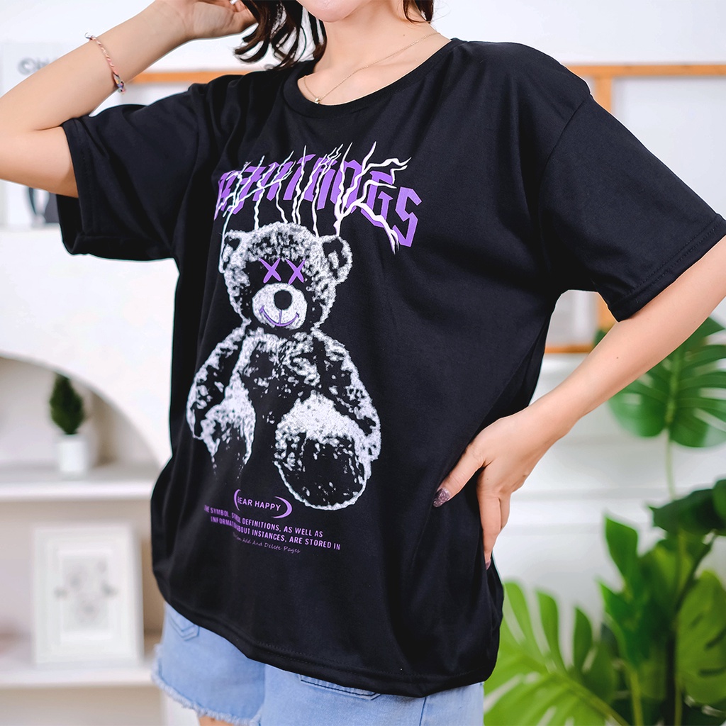 AFI - MC - ⭐️PREMIUM PE⭐️ Kaos Oversize Power Bear (LD 106, P 65)