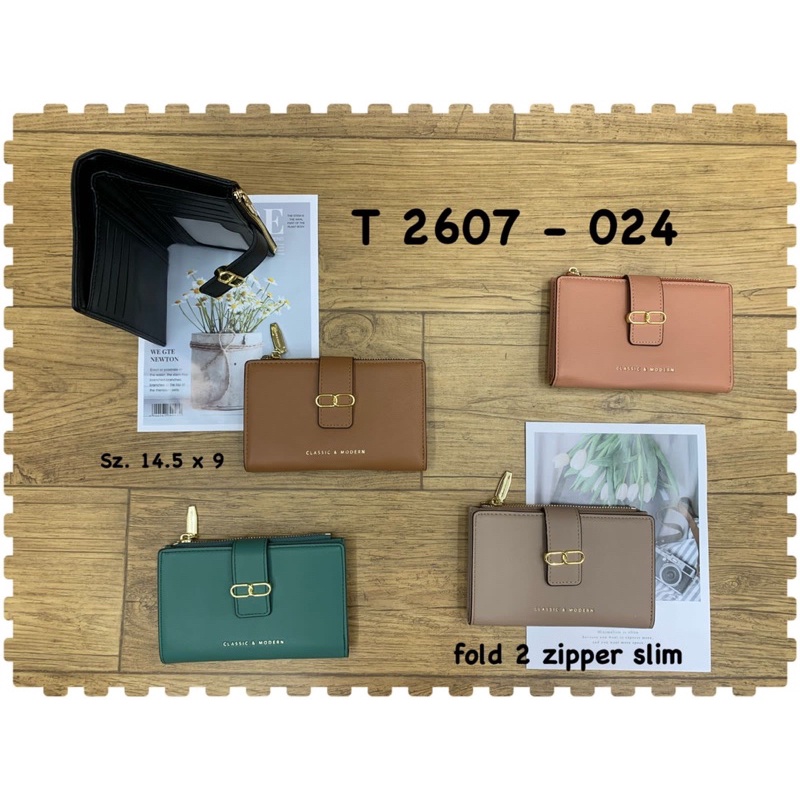 DOMPET PENDEK WANITA FASHION IMPORT BAHAN SANGAT TEBAL/SLOT KARTU