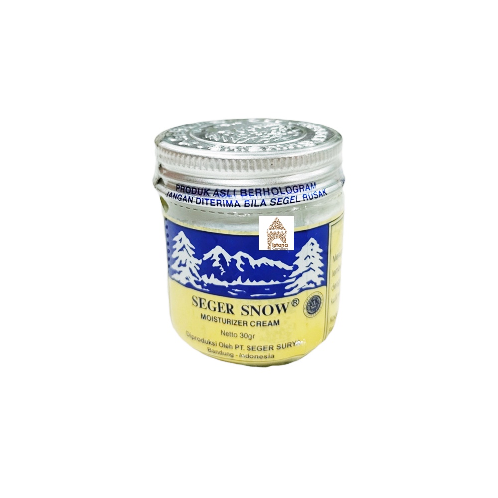 Seger Snow Moisturizer Cream 30 Gram Botol Kaca