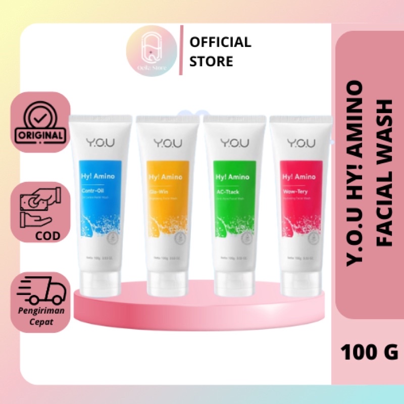 YOU HY AMINO FACIAL WASH 100gr &amp; 50gr