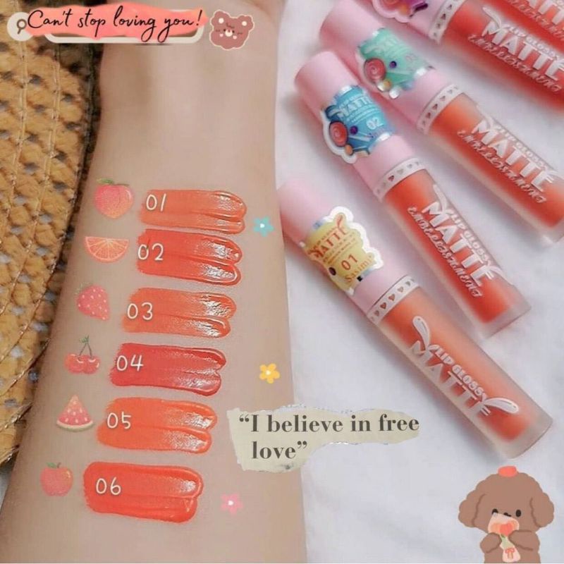 PROMO HOTT PERPCS LIP GLOSS MATTE SASIMI NO.S863