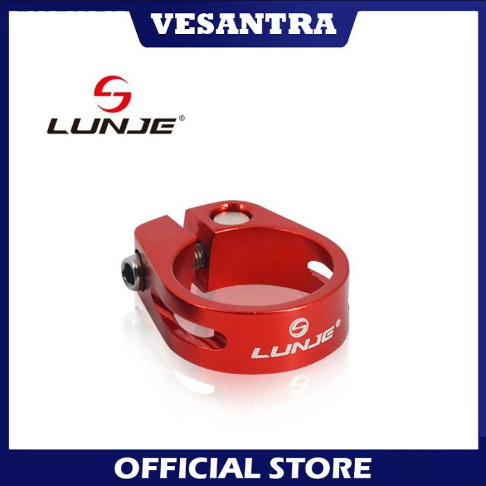 Lunje C206 Seat Clamp 34.9mm Sepeda Klem Seat Post Non QR